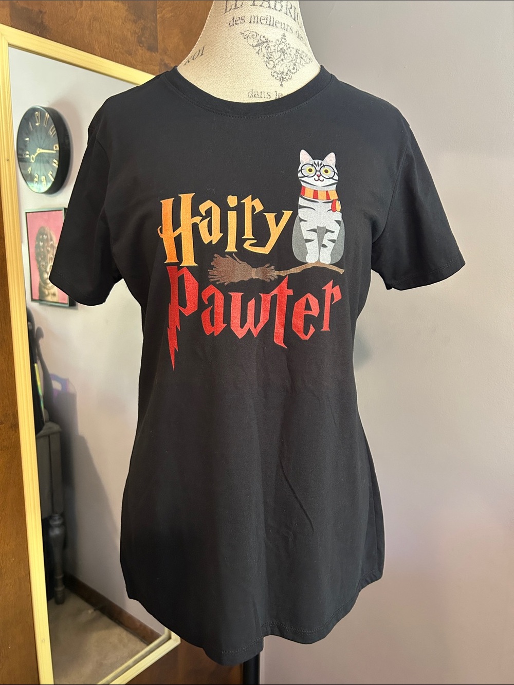 Hairy Pawter- Funny Harry Potter Cat Tee